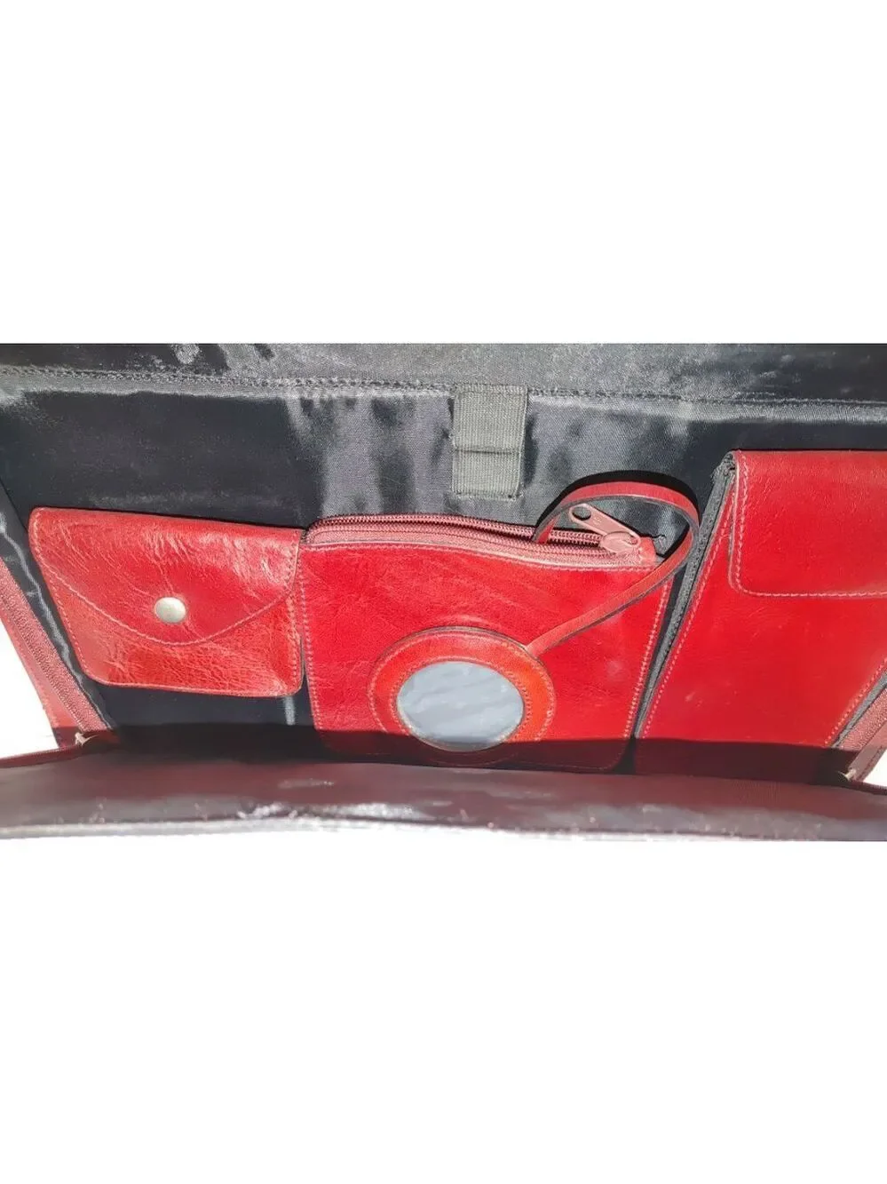 Vera Pelle Leather Laptop Attache Case